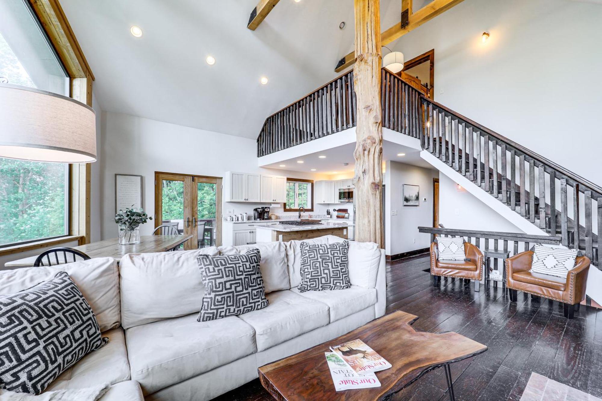 Luxe Appalachian Mountain Cabin With Hot Tub, Views Warrensville Exteriör bild